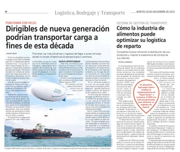 Diario El Mercurio Noviembre - Nota Drivin