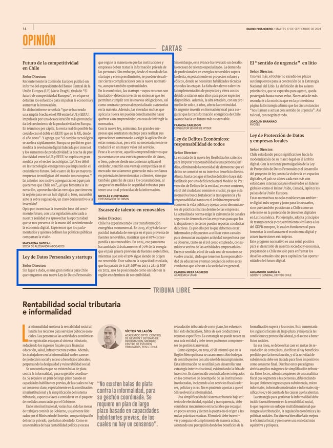 Diario Financiero - Nota Drivin set 2024