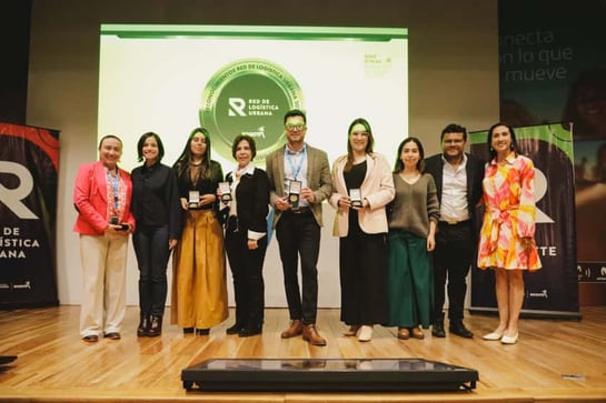 Entrega de sello oro a ganadores de la Red de Logistica Urbana