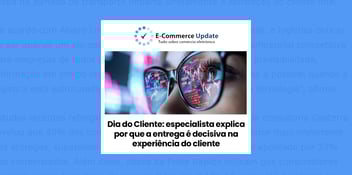 Profissional analisando dados; óculos refletem gráficos e código — conceito de IA, big data e transformação digital.