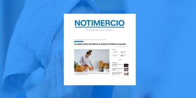 Nota de prensa de Drivin Ecuador sobre el impacto de la logística en la industria de la belleza