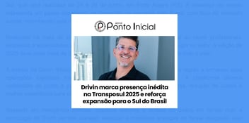 fotografia de colaborador Drivin com a cidade de sao paulo ao fundo e a logo do jornal ponto inicial no topo