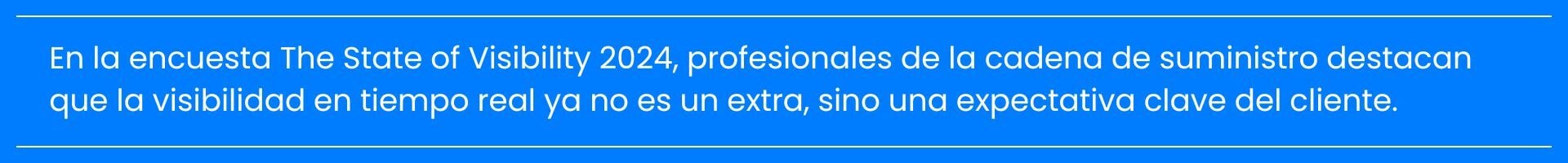 dato- La visibilidad expectativa