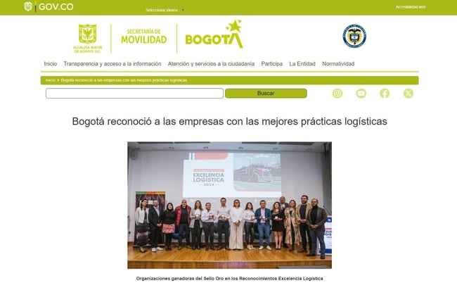 secretaria de movilidad de Bogota - Drivin Julio 2024